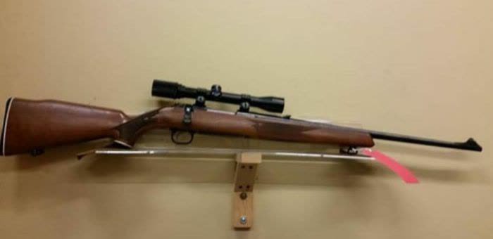 شکارچی غیرمجاز قبل از شکار در دام محیط بانان افتاد 