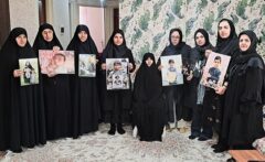 دیدار اعضا و مربیان مرکز شماره یک کانون قزوین با خانواده شهید دفاع ملی