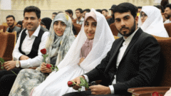 جشن بزرگ «وصال شیرین» در قزوین برگزار شد/ تجلیل از زوج‌های جوان و خانواده‌های دارای فرزند چهارقلو