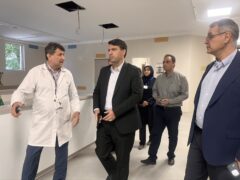 بازدید معاون استاندار قزوین از بخش اورژانس بیمارستان کوثر
