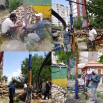 تعمیر و بهسازی چاه آب منطقه ۶ محمدیه در راستای تأمین مطلوب آب فضای سبز