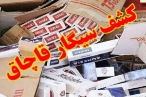 توقیف محموله سیگار و تنباکو در شهرستان البرز