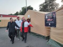 بازدید استاندار قزوین از زائرشهر هلال‌احمر استان در بوستان چیتگر؛ تأکید بر آمادگی کامل برای خدمت‌رسانی به زائران