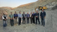 بازدید مدیرکل صمت استان قزوین از معادن استان 