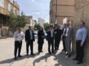 بازدید میدانی فرماندار، شهردار و شورای شهر آبیک از عملیات بازگشایی معابر خیابان ۴۵ متری بنیاد و انتهای مطهری