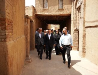 حضور استاندار قزوین در صحنه فیلم‌برداری سریال بامداد خمار