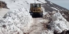بازگشایی بلندترین گردنه برفگیر استان قزوین