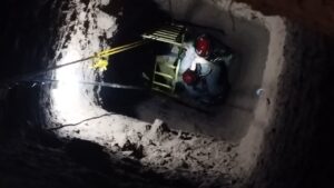 سقوط دلخراش زن جوان به داخل چاه در رازمیان