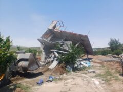 بازگشت ۲۰۰۰ مترمربع از اراضی کشاورزی قزوین به چرخه تولید با قلع و قمع تغییر کاربری‌های غیرمجاز