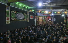 مراسم سوگواری زنانه در حسینیه آقا سید جمال قزوین