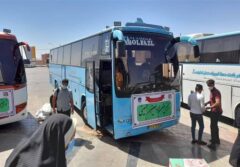 آماده شدن ۱۰۰ دستگاه اتوبوس برای جابجایی زائران اربعین در قزوین