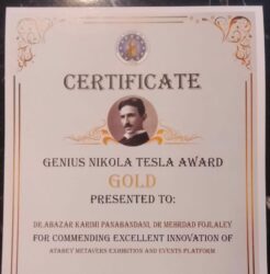 پژوهشگر قزوینی نشان طلای نیکولا تسلا ۲۰۲۵ را کسب کردند