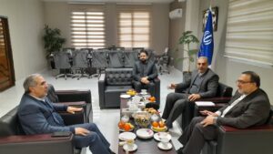 دیدار نماینده ویژه وزیر امور خارجه با مدیر کل صمت استان در قزوین