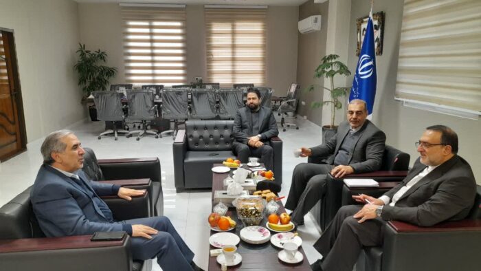 دیدار نماینده ویژه وزیر امور خارجه با مدیر کل صمت استان در قزوین